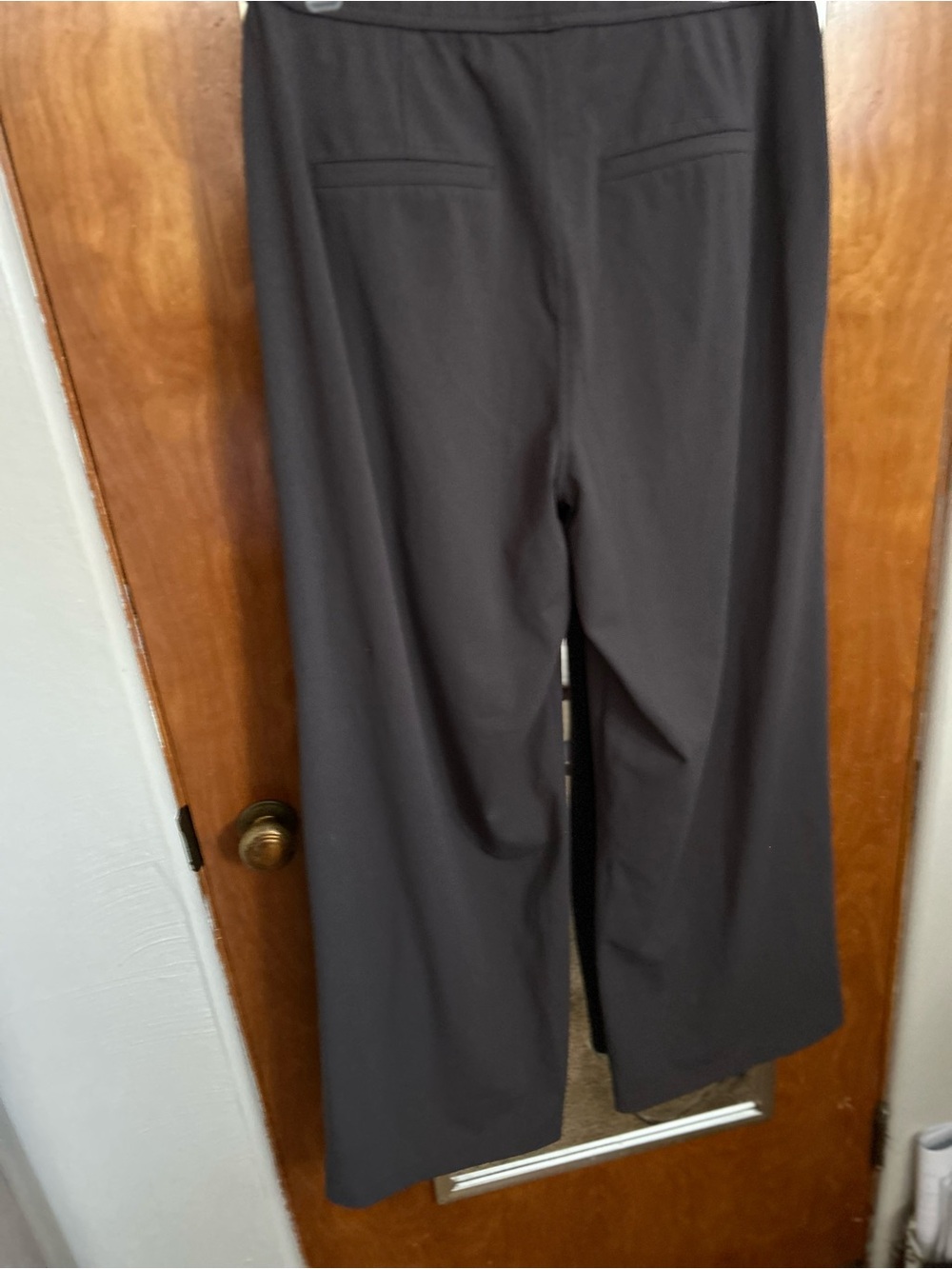 HALARA Wide-Leg Dress Pants in Dark Gray - Picture 3 of 5
